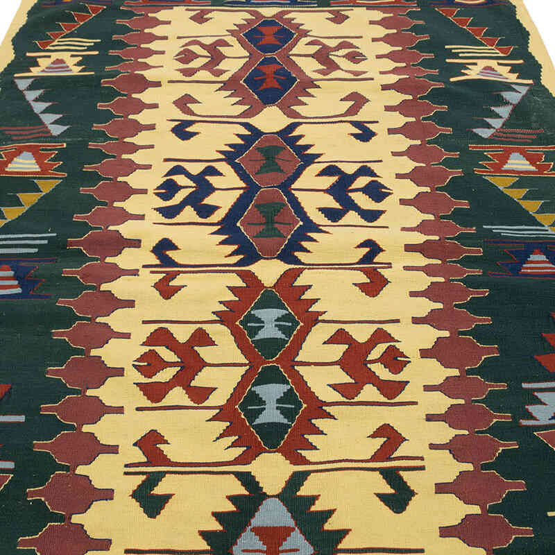 Yeni Kök Boya El Dokuma Kilim - 127 cm x 180 cm - K0077626