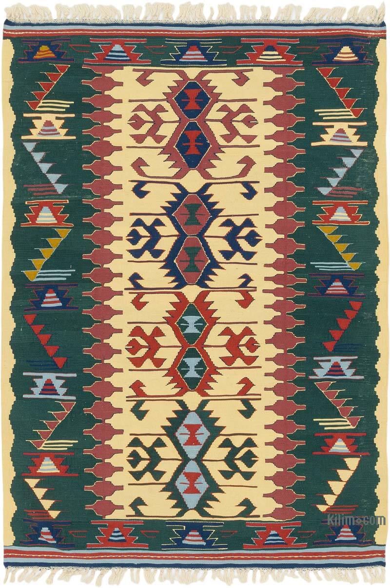 Yeni Kök Boya El Dokuma Kilim - 127 cm x 180 cm - K0077626