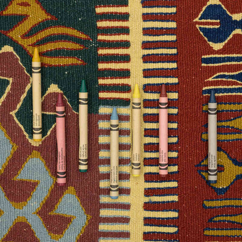 Nueva Alfombra Turca Kilim - 113 cm x 176 cm - K0077627