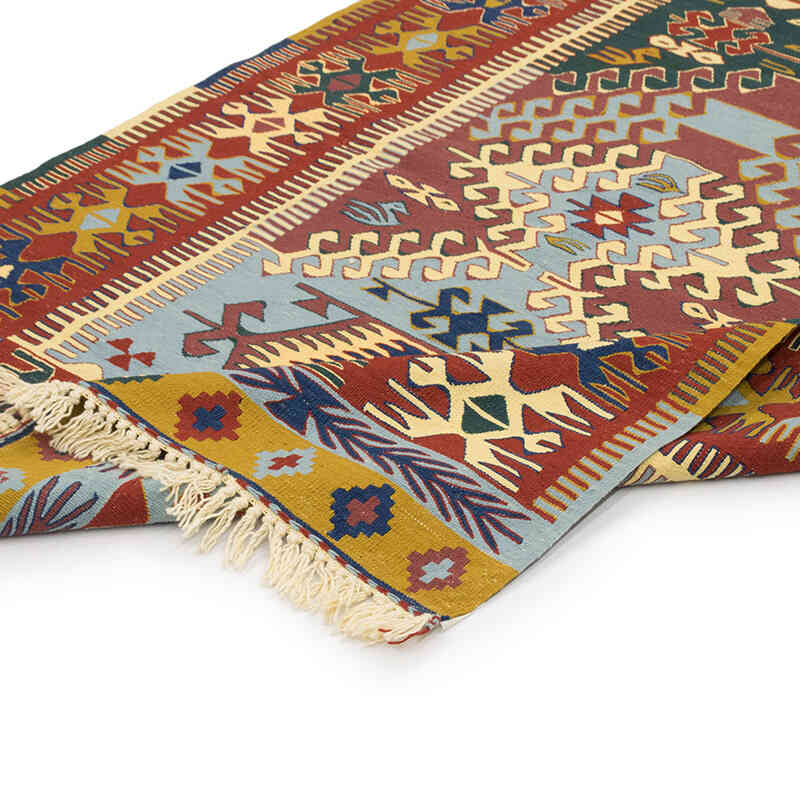 Nueva Alfombra Turca Kilim - 113 cm x 176 cm - K0077627