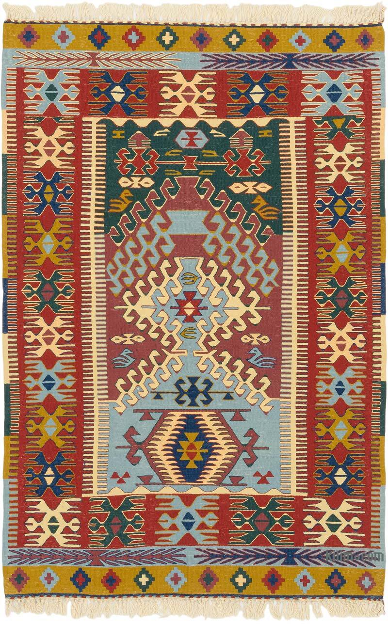 Nueva Alfombra Turca Kilim - 113 cm x 176 cm - K0077627