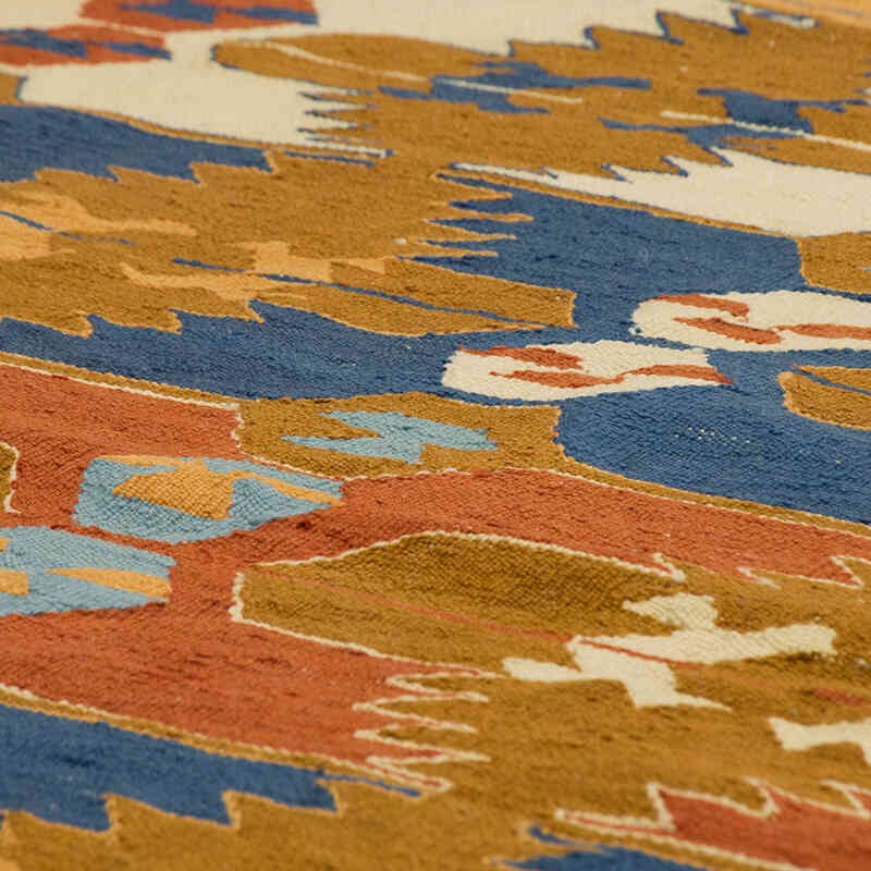New Handwoven Turkish Kilim Rug - 3' 9" x 5' 5" (45" x 65") - K0077628