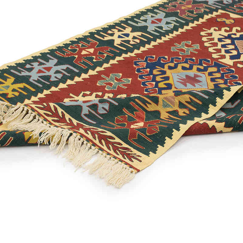 Yeni Kök Boya El Dokuma Kilim - 115 cm x 171 cm - K0077629
