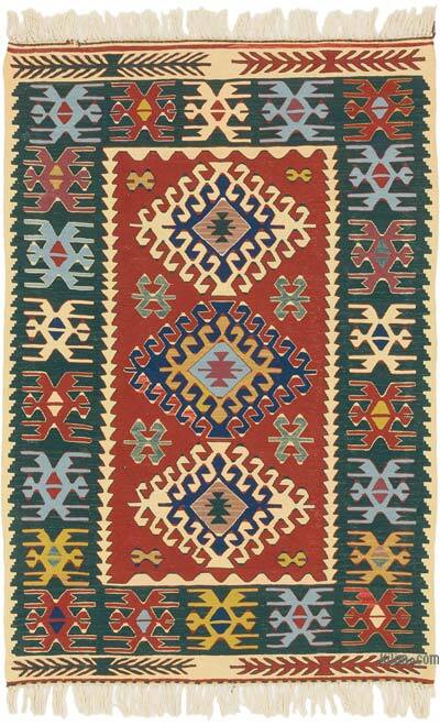 Yeni Kök Boya El Dokuma Kilim - 115 cm x 171 cm