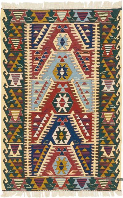 Yeni Kök Boya El Dokuma Kilim - 115 cm x 175 cm