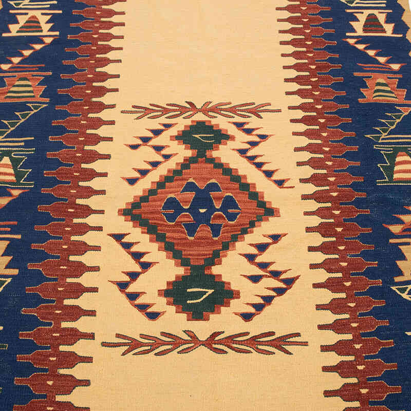 Yeni Kök Boya El Dokuma Kilim - 111 cm x 170 cm - K0077631