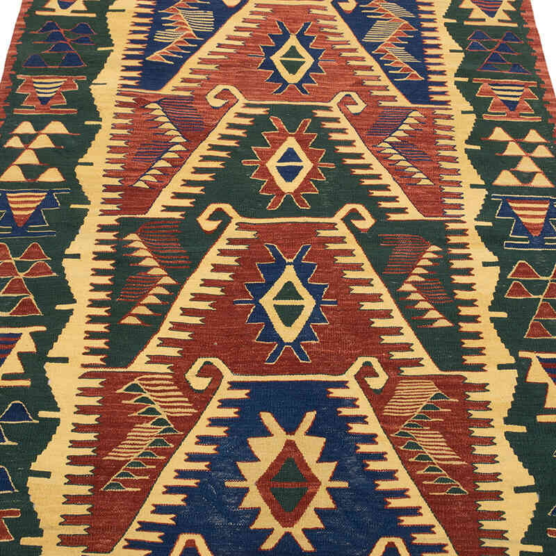 Yeni Kök Boya El Dokuma Kilim - 116 cm x 171 cm - K0077632