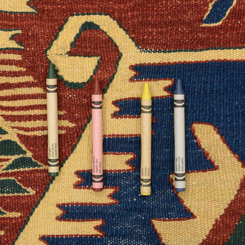 Yeni Kök Boya El Dokuma Kilim - 116 cm x 171 cm - K0077632