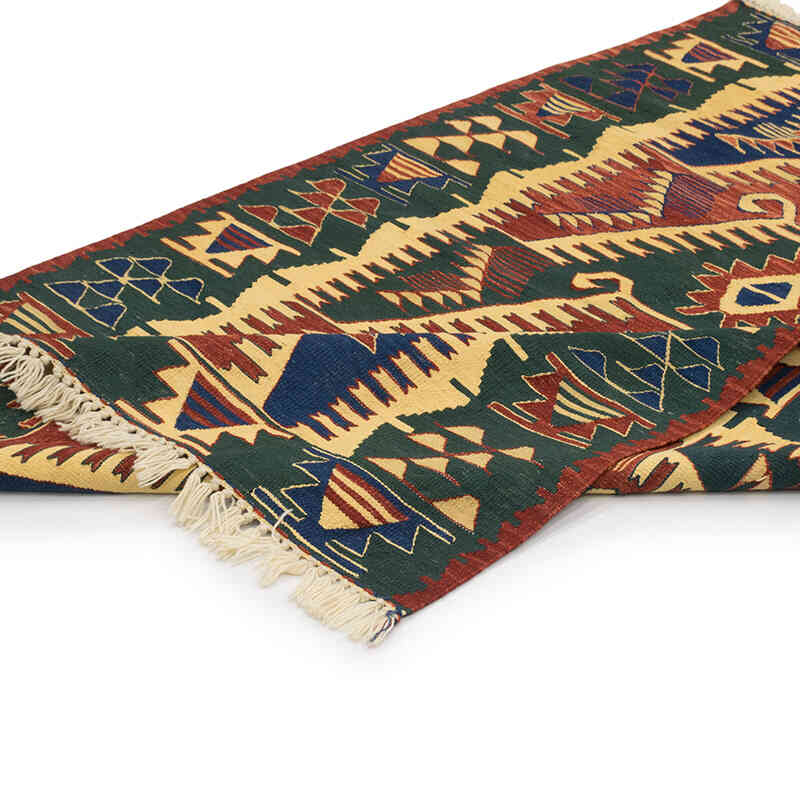 Yeni Kök Boya El Dokuma Kilim - 116 cm x 171 cm - K0077632
