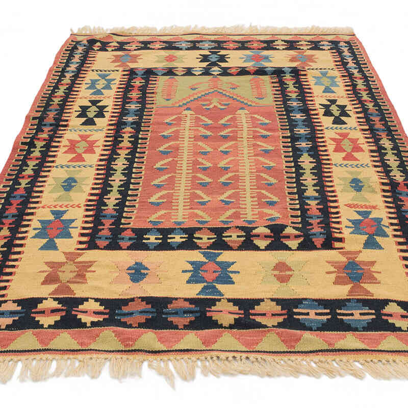 Yeni Kök Boya El Dokuma Kilim - 116 cm x 176 cm - K0077633
