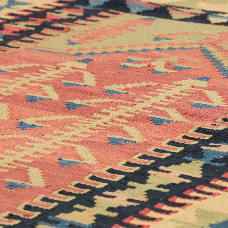 Yeni Kök Boya El Dokuma Kilim - 116 cm x 176 cm - K0077633
