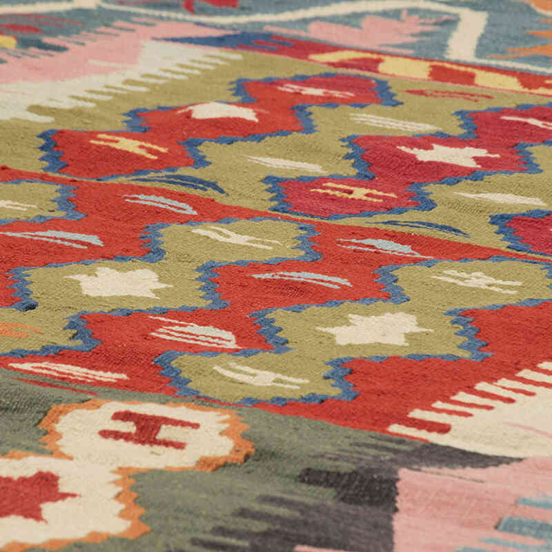 Yeni Kök Boya El Dokuma Kilim - 111 cm x 156 cm - K0077634