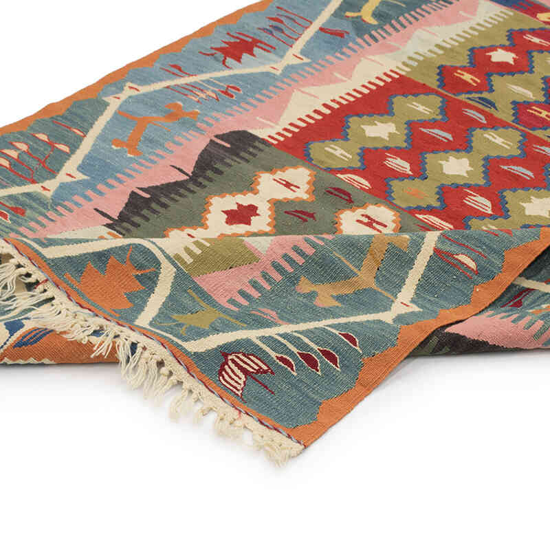Yeni Kök Boya El Dokuma Kilim - 111 cm x 156 cm - K0077634