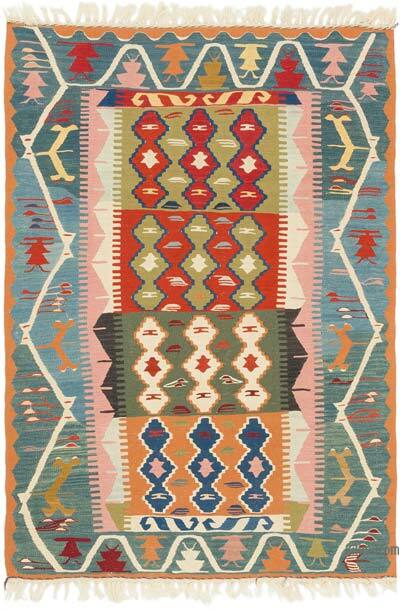 Yeni Kök Boya El Dokuma Kilim - 111 cm x 156 cm