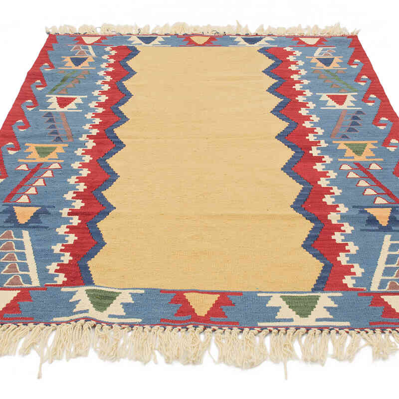 Yeni Kök Boya El Dokuma Kilim - 117 cm x 172 cm - K0077635
