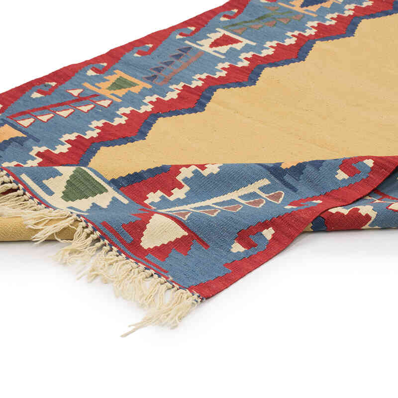 Yeni Kök Boya El Dokuma Kilim - 117 cm x 172 cm - K0077635