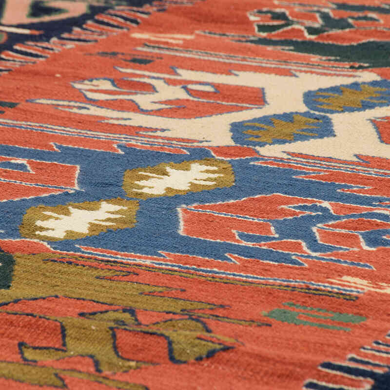 New Handwoven Turkish Kilim Rug - 3' 10" x 5' 7" (46" x 67") - K0077636