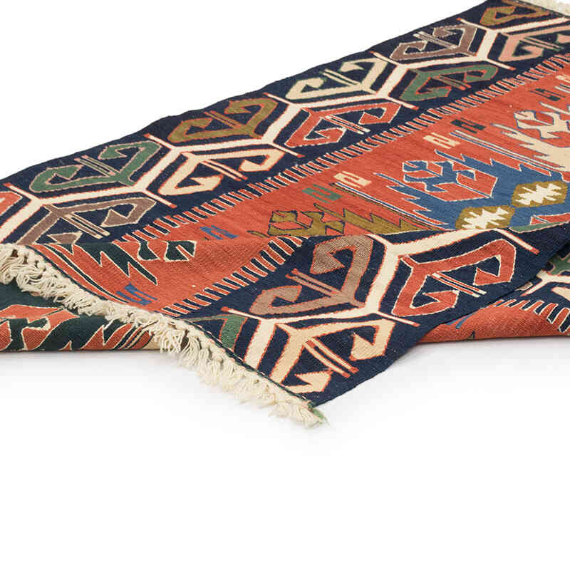 New Handwoven Turkish Kilim Rug - 3' 10" x 5' 7" (46" x 67") - K0077636