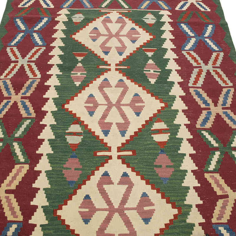 New Handwoven Turkish Kilim Rug - 4'  x 5' 9" (48" x 69") - K0077637