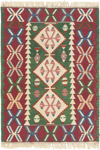 Yeni Kök Boya El Dokuma Kilim - 123 cm x 175 cm