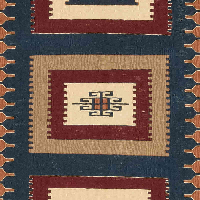 Yeni Kök Boya El Dokuma Kilim - 111 cm x 165 cm - K0077638