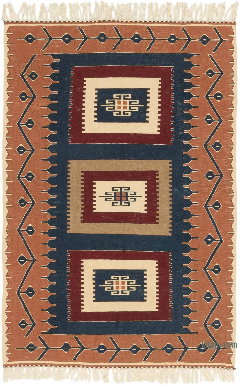 Yeni Kök Boya El Dokuma Kilim - 111 cm x 165 cm - K0077638