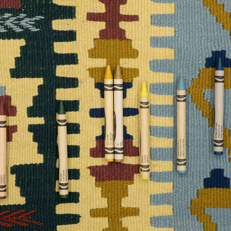 Nueva Alfombra Turca Kilim - 115 cm x 160 cm - K0077640