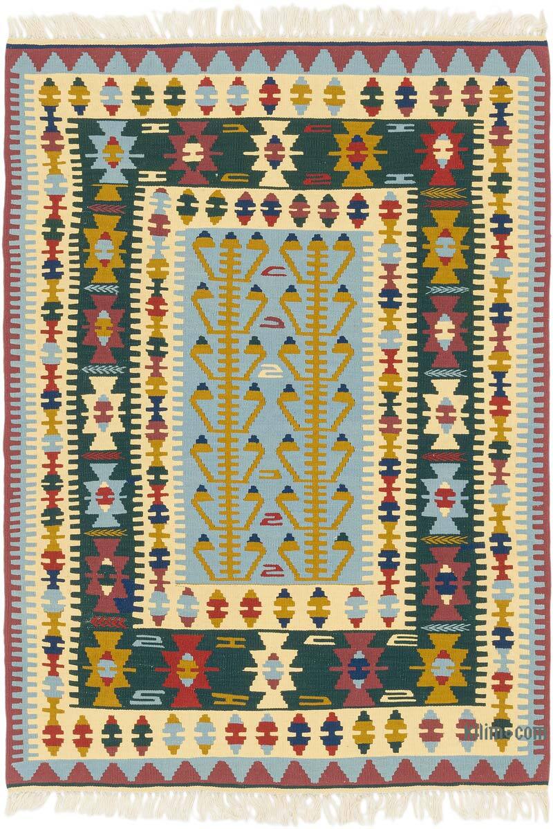 Nueva Alfombra Turca Kilim - 115 cm x 160 cm - K0077640