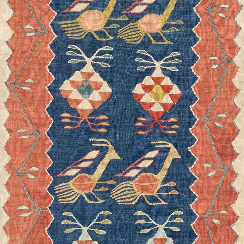 Yeni Kök Boya El Dokuma Kilim - 107 cm x 162 cm - K0077643