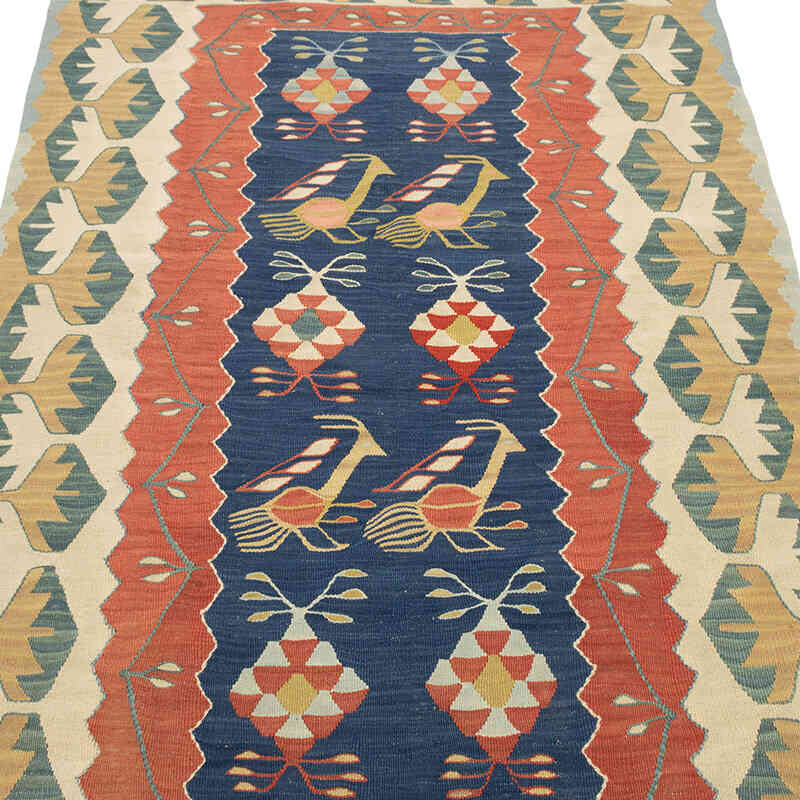 Yeni Kök Boya El Dokuma Kilim - 107 cm x 162 cm - K0077643