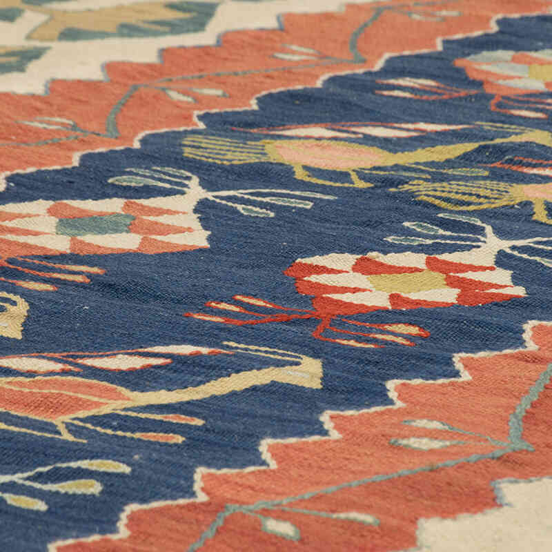 Yeni Kök Boya El Dokuma Kilim - 107 cm x 162 cm - K0077643