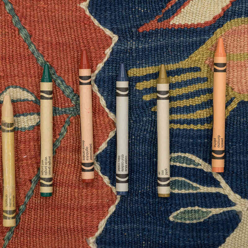 Yeni Kök Boya El Dokuma Kilim - 107 cm x 162 cm - K0077643
