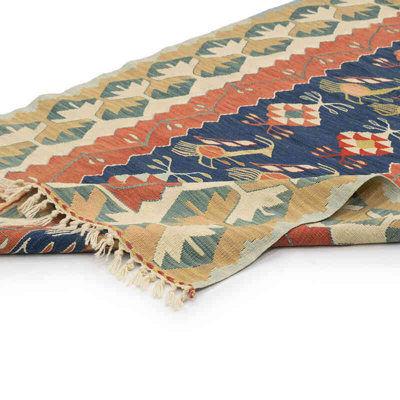 Yeni Kök Boya El Dokuma Kilim - 107 cm x 162 cm - K0077643