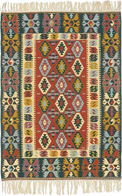 Yeni Kök Boya El Dokuma Kilim - 125 cm x 175 cm