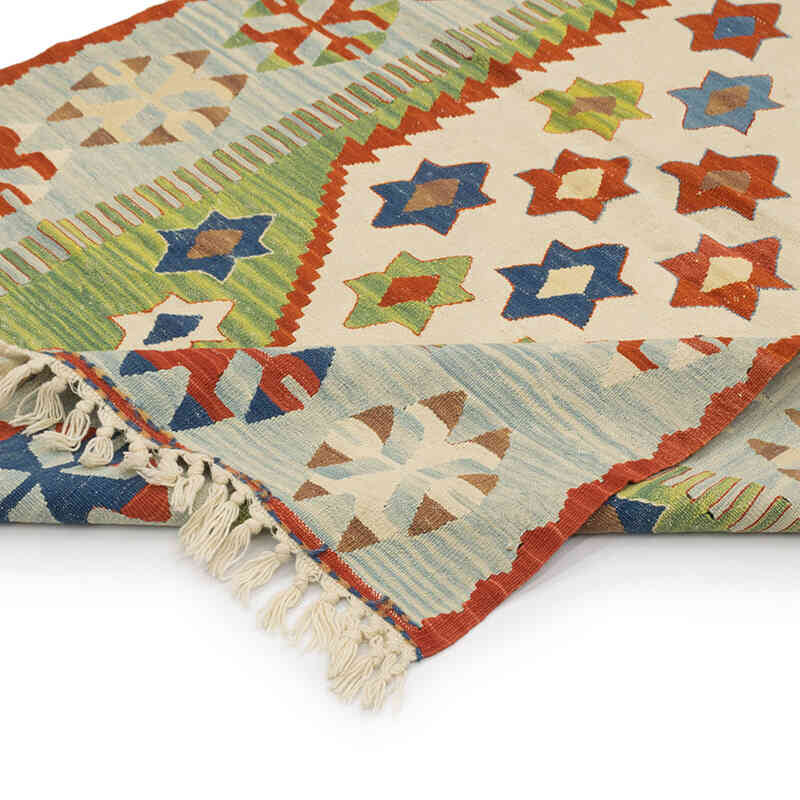 Yeni Kök Boya El Dokuma Kilim - 108 cm x 160 cm - K0077647