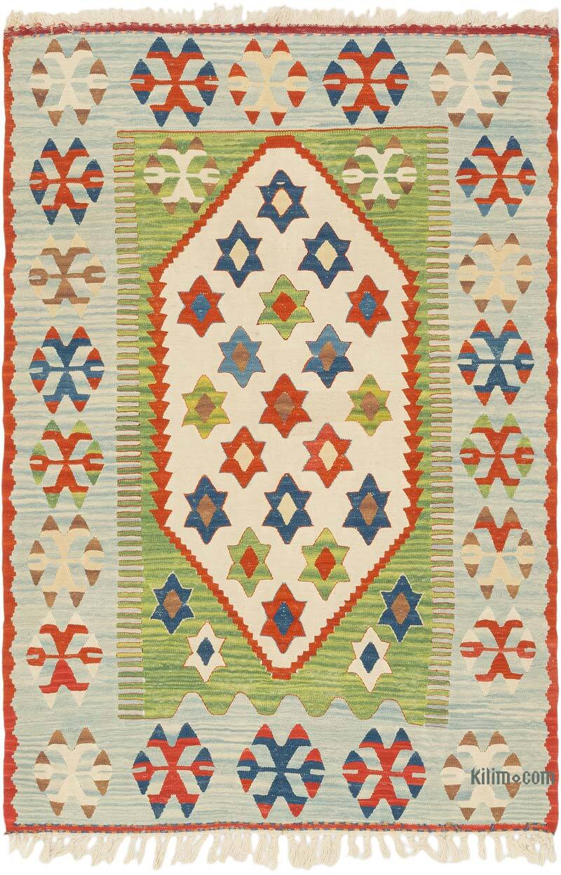 Yeni Kök Boya El Dokuma Kilim - 108 cm x 160 cm - K0077647