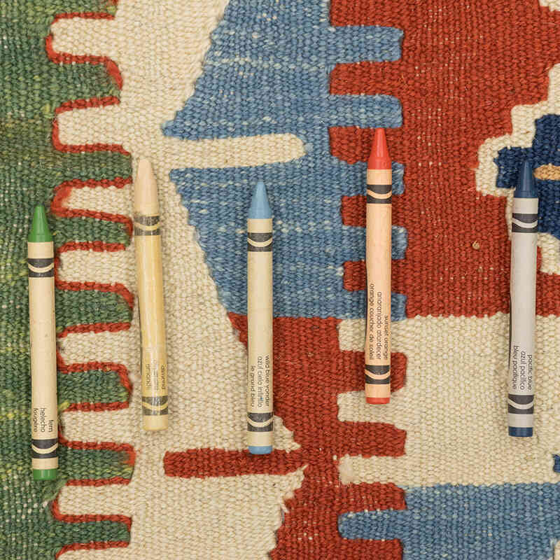 Yeni Kök Boya El Dokuma Kilim - 112 cm x 162 cm - K0077648