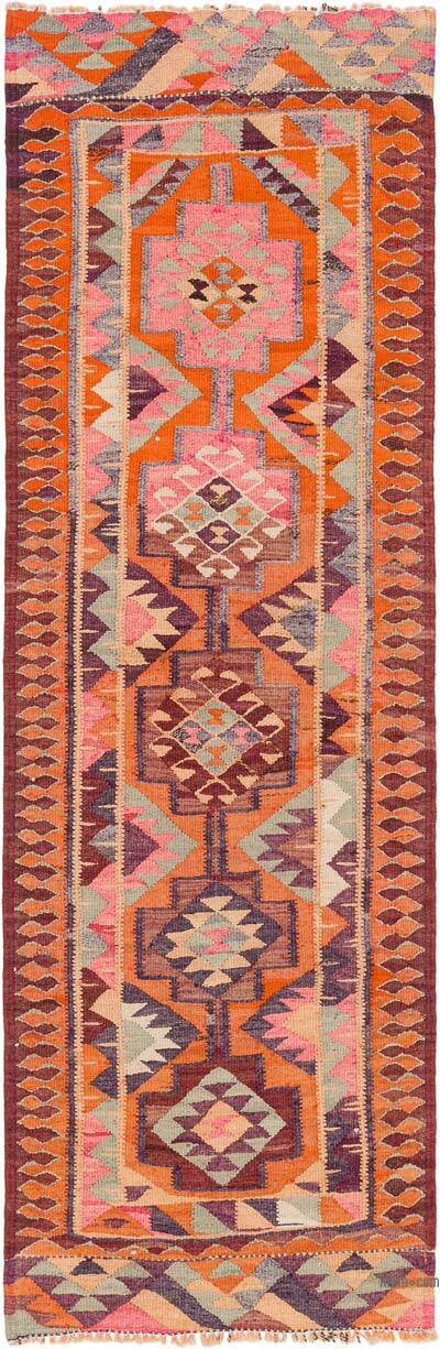 Vintage Herki Kilim Runner - 2' 11" x 9' 3" (35" x 111")