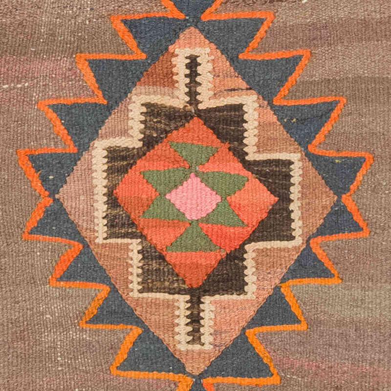 Corredor Vintage Herki Kilim - 82 cm x 339 cm - K0077653