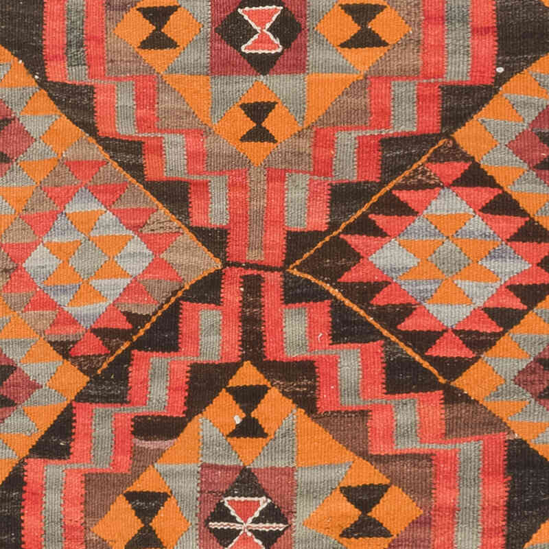 Vintage Herki Kilim Runner - 2' 10" x 9' 5" (34" x 113") - K0077656