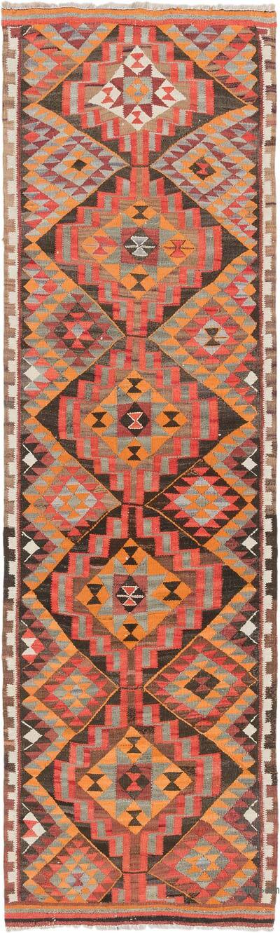Vintage Herki Kilim Runner - 2' 10" x 9' 5" (34" x 113")