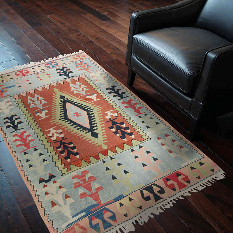Yeni Kök Boya El Dokuma Kilim - 120 cm x 168 cm - K0077658