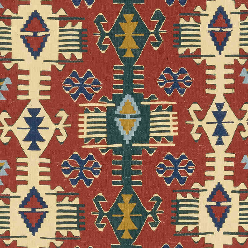 Yeni Kök Boya El Dokuma Kilim - 114 cm x 172 cm - K0077659