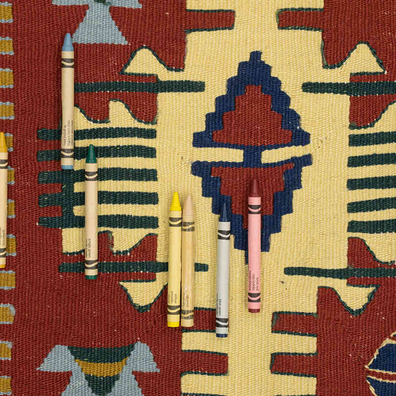 Yeni Kök Boya El Dokuma Kilim - 114 cm x 172 cm - K0077659
