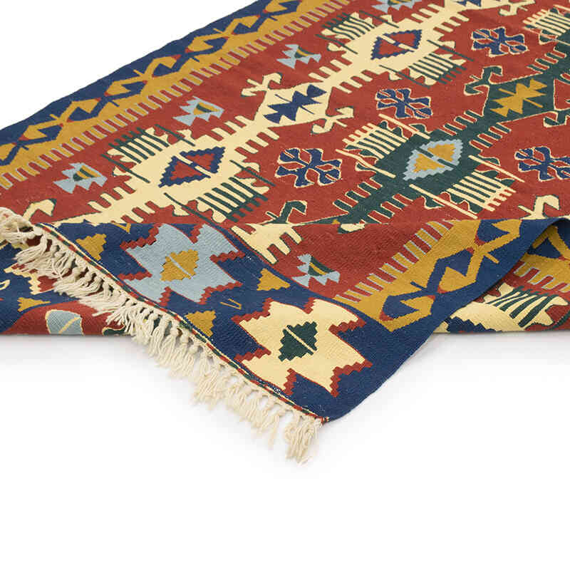 Yeni Kök Boya El Dokuma Kilim - 114 cm x 172 cm - K0077659