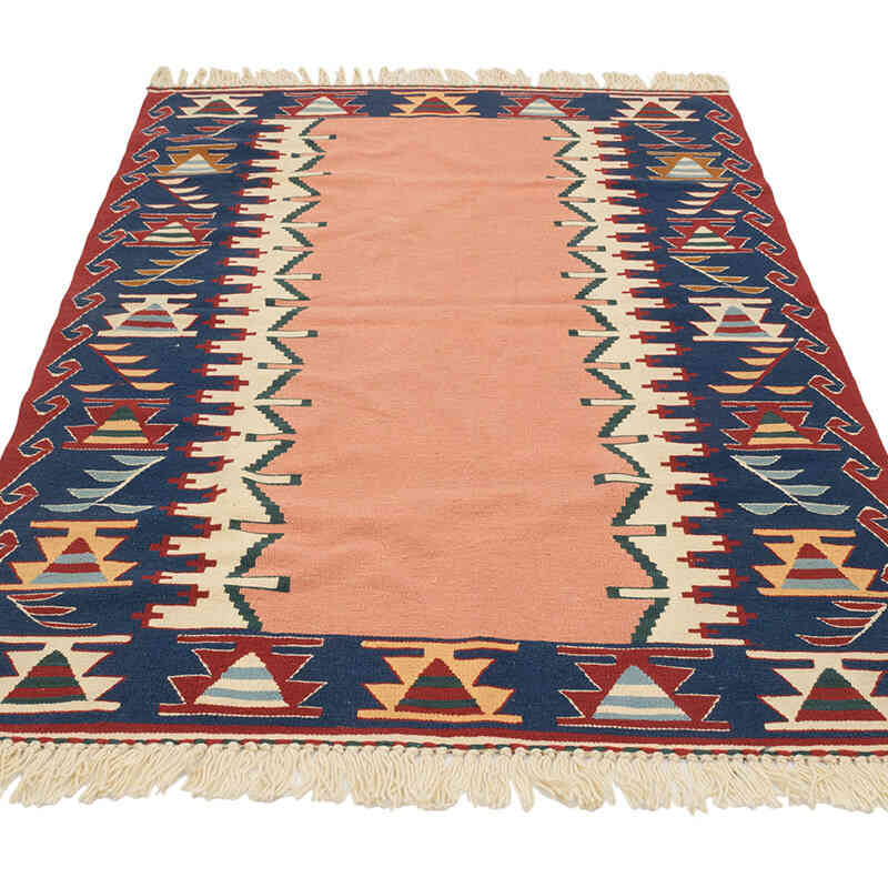 Nueva Alfombra Turca Kilim - 111 cm x 166 cm - K0077660
