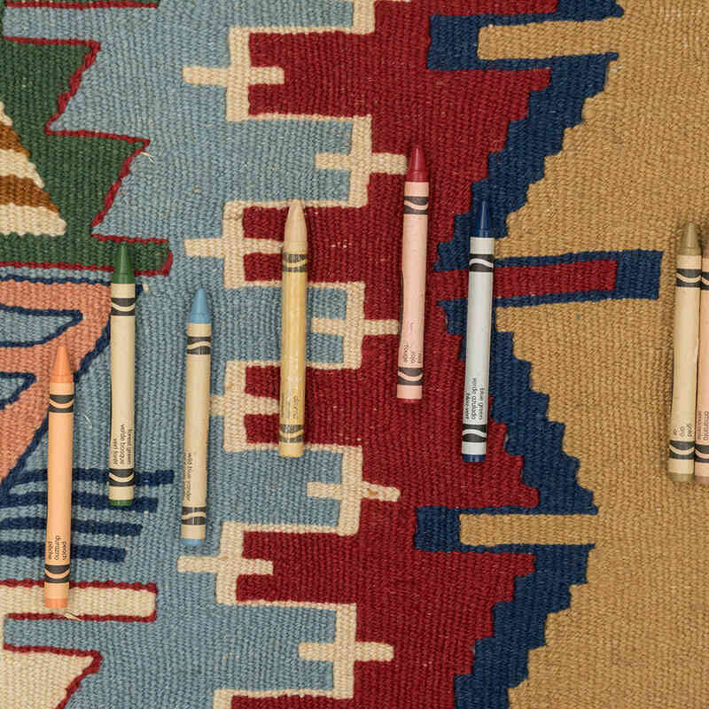 Yeni Kök Boya El Dokuma Kilim - 110 cm x 164 cm - K0077662
