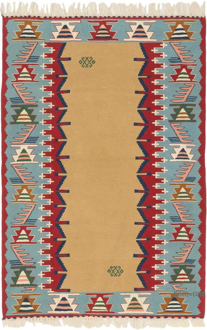 Yeni Kök Boya El Dokuma Kilim - 110 cm x 164 cm - K0077662