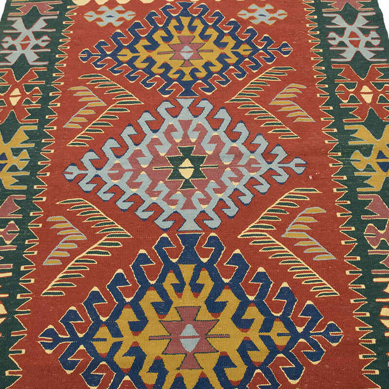 Yeni Kök Boya El Dokuma Kilim - 114 cm x 170 cm - K0077666
