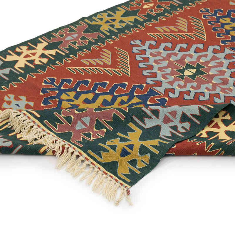 Yeni Kök Boya El Dokuma Kilim - 114 cm x 170 cm - K0077666